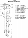 -THEATRE OF MAGIC (Bally) Magic trunk motor assy