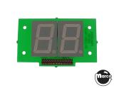 Boards - Displays & Display Controllers-NBA FASTBREAK (Bally) 2 digit led assy