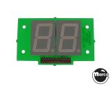 Boards - Displays & Display Controllers-NBA FASTBREAK (Bally) 2 digit led assy