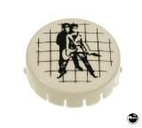 Pop Bumper Caps-PUNK (Gottlieb) Pop bumper cap white