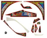 Playfield Plastics-CAPTAIN FANTASTIC (Bally) Plastic set