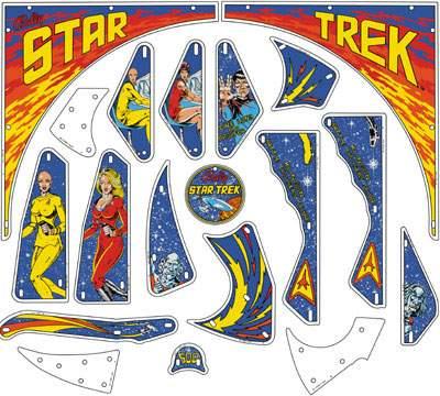 A-2890-137 - STAR TREK (Bally) Plastic set - Marco
