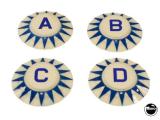 Pop Bumper Caps-Pop bumper cap set 'A-B-C-D' 