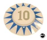 Pop bumper cap "10" B/GL