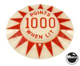 Pop bumper cap "Pts. 1000 When Lit" R/R