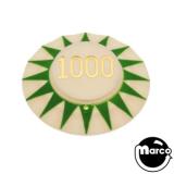 Pop bumper cap 1000 green G/GL