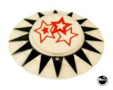 Pop bumper cap 3 red stars / black sun