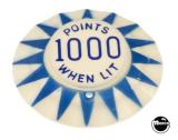 Pop Bumper Caps-Pop bumper cap 'Points 1000 When Lit' B/B
