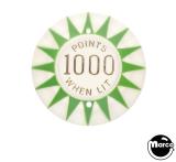 Pop bumper cap 'Points 1000 When Lit' G/GL