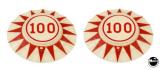FLIP FLOP (Bally) Pop bumper cap set