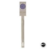 Drop target with bullseye blue decal