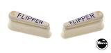 -Flipper bat set - EM round top white/blue hole