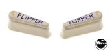 Flipper Bats and Shafts-Flipper bat set - EM round top white/blue hole