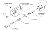 Kicker / Slingshot Parts-Drain lane assembly Williams