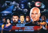 Backbox Art-STAR TREK NEXT GEN (WMS) Backglass