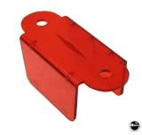 -Lane guide - 2-1/8 inch red trans. double