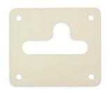 Hole cover plastic Gottlieb® WHITE