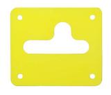 -Eject hole cover Gottlieb YELLOW