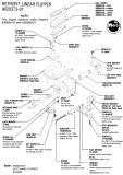 Flipper Kits and Components-Linear flipper assembly Atari left