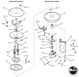 -HERCULES (Atari) Thumper bumper assembly