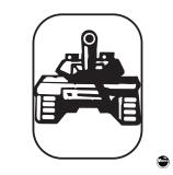 Drop Targets-SPECIAL FORCE (Bally) decal tank