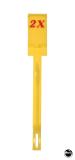Drop Targets-Drop target - yellow 2X stamp Midway