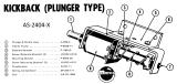 Kicker / Slingshot Parts-Kickback assembly Bally EM