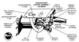 Kicker / Slingshot Parts-Saucer hole kicker assembly Bally USE AS-428-44