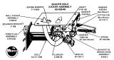 Brackets-Saucer hole kicker spring bracket Bally