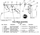Brackets-PINBOT (Williams) Visor motor mount bracket
