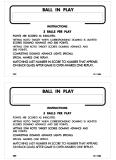 Score / Instruction Cards-DOMINO (Gottlieb) Score cards (3)