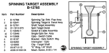 Spinning Targets-POLICE FORCE (Williams) Spin target bracket