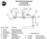 Armatures & Shafts-Ramp diverter assembly Williams