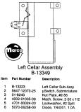 Brackets-WHIRLWIND (Williams) Cellar bracket assembly left