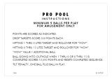 Score / Instruction Cards-PRO POOL (Gottlieb) Score cards (2)