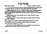 TOTEM (Gottlieb) Score cards (10)