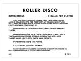 Score / Instruction Cards-ROLLER DISCO (Gottlieb) Score cards (6)