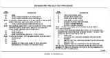 -Bookkeeping and Self Test Procedure chart Gottlieb