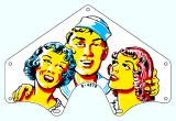 SHIP MATES (Gottlieb) Plastic Roto Target