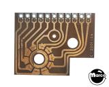 Boards - Switches & Sensor-Contact plate pcb United/Williams drum unit
