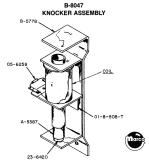 Kicker / Slingshot Parts-Knocker assembly Williams