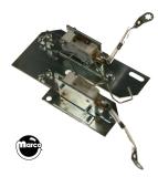 Ball trough switch plate assembly
