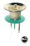 Pop Bumper Components-Pop bumper assembly teal green skirt