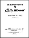 -Introduction to Bally Flipper Games - 1983 - Original