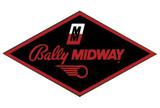 Bally Midway Coin Door sticker