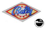 -Bally Coin Door sticker M-1895