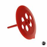 Pop Bumper Components-Pop bumper skirt pointed Gottlieb® red