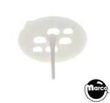 Pop bumper skirt pointed Gottlieb white