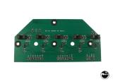 Boards - Switches & Sensor-Opto board - 5 bank drop target 5768-12189-00