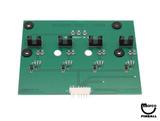 Boards - Switches & Sensor-Opto board - 4 bank drop target assy